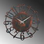 Wallity Reloj de pared decorativo de metal Multicolor